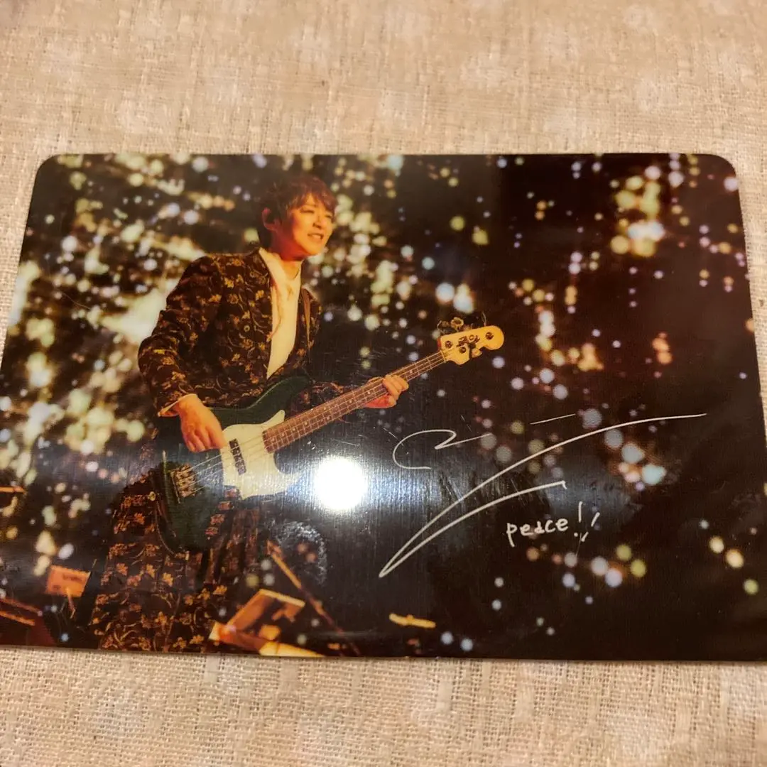 GLAY  JIRO サイン入りカード　　期間限定　お値下げ 2025年最新】GLAY JIRO サインの人気アイテム - メルカリ