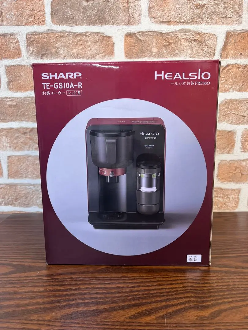 未使用　SHARP HEALSIO TE-GS10A-R お茶メーカー レッド Amazon.com: SHARP HEALSIO tea PRESSO Red system TE-GS10A-R