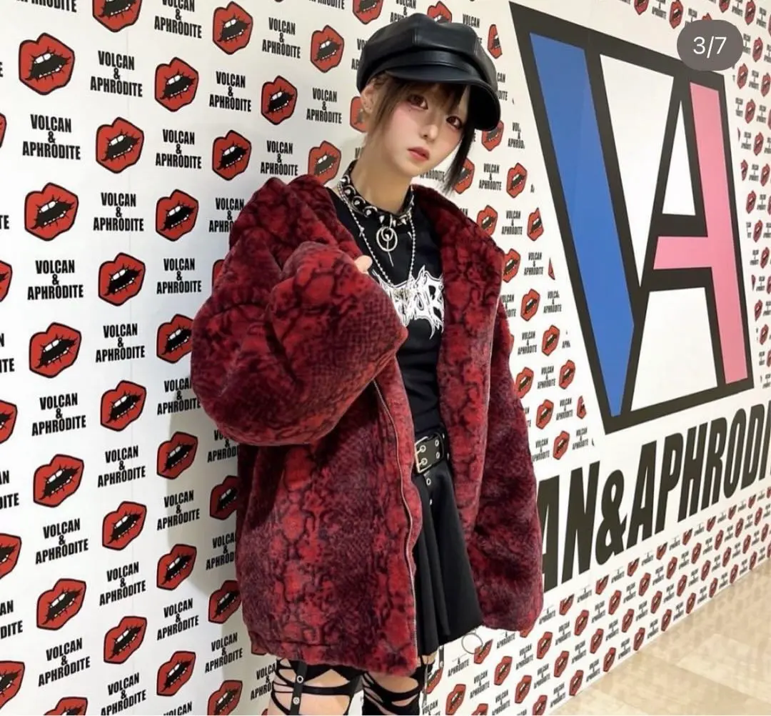 VOLCAN&APHRODITE ファー ブルゾン パーカー ふわもこ ネコ耳ファーBIGブルゾン | VOLCAN&APHRODITE