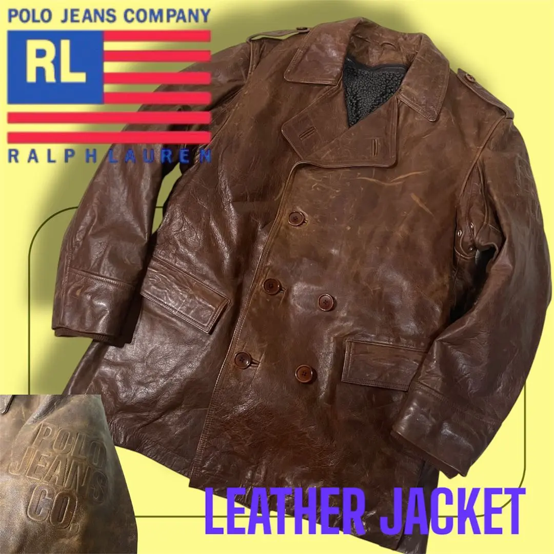 ポロジーンズ　レザージャケット　ラルフローレン　ライダース 楽天市場】レビューでクーポン☆ポロ ラルフローレン レザー