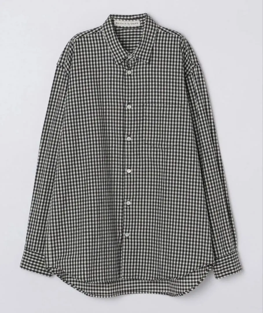 Thumbnail of BATEAUX DE SHIPS: Regular Color Flannel Shirt