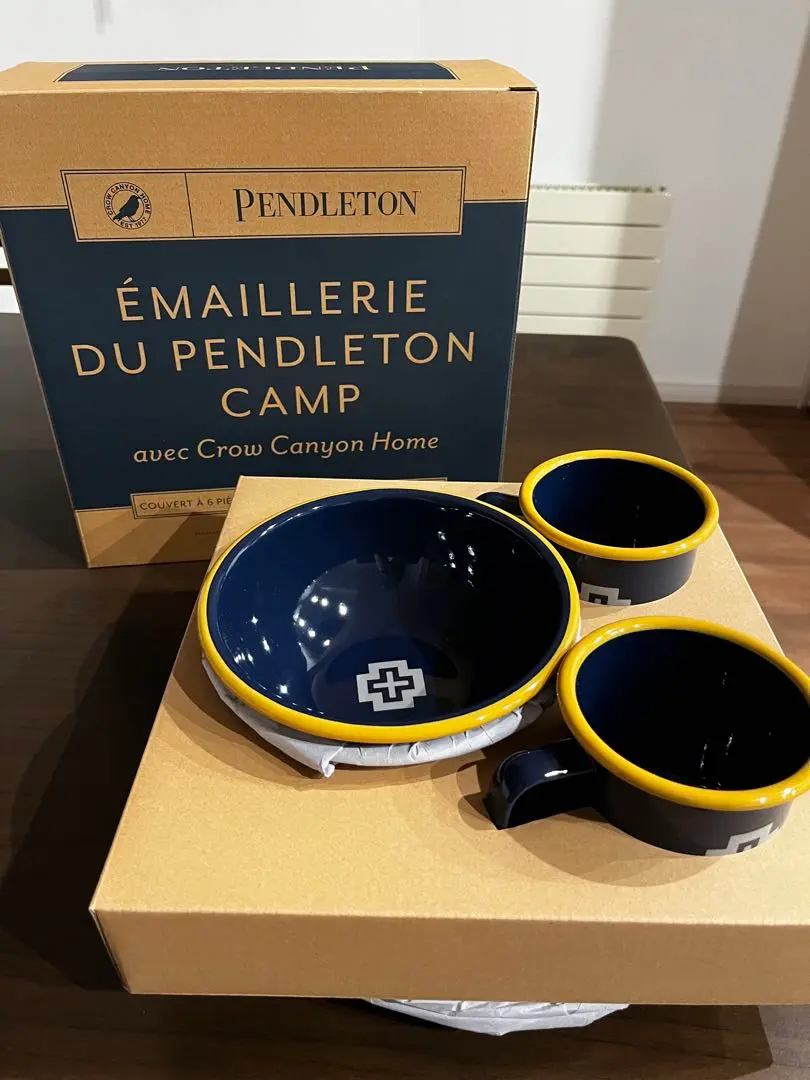 未使用　ペンドルトン エナメル食器セット 楽天市場】ペンドルトン PENDLETON キャンプ エナメルセット
