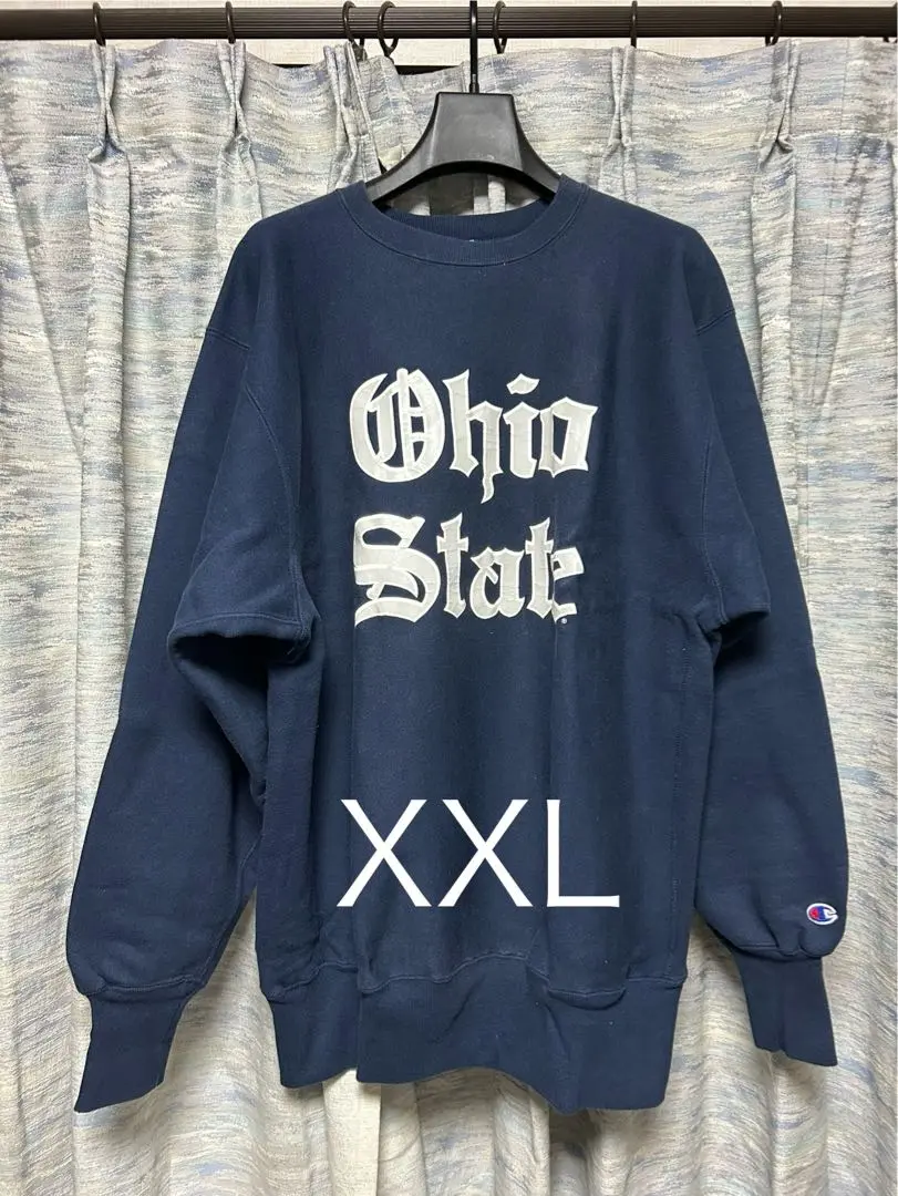 Champion リバースウィーブOhio State XL ネイビー