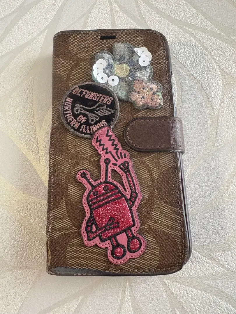 COACH - コーチ coach iphon X ケース 手帳型 ピンクグリッター♡新品未使用 楽天市場】コーチ 手帳 カバー（タイプ（スマホ・携帯ケース