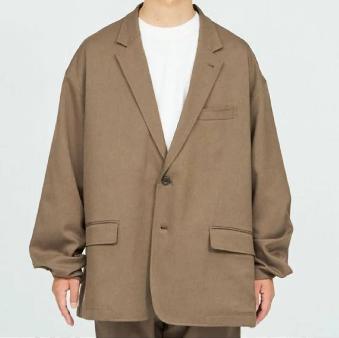 Fresh Service WOOLY TWILL JACKET BROWN L 的縮圖