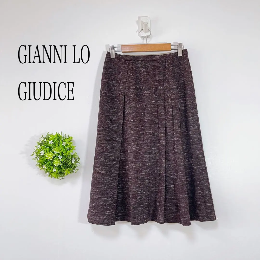 Thumbnail of Gianni Lo Giudice [36] Knee-length skirt Pleated design Wool Linen Autumn/Winter