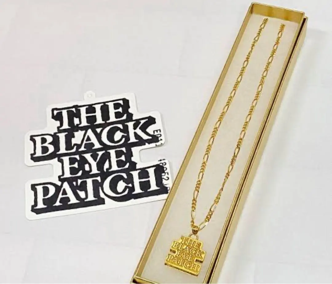 THE BLACK EYE PATCH ゴールドネックレス THE BLACK EYE PATCH ゴールドネックレス - メルカリ