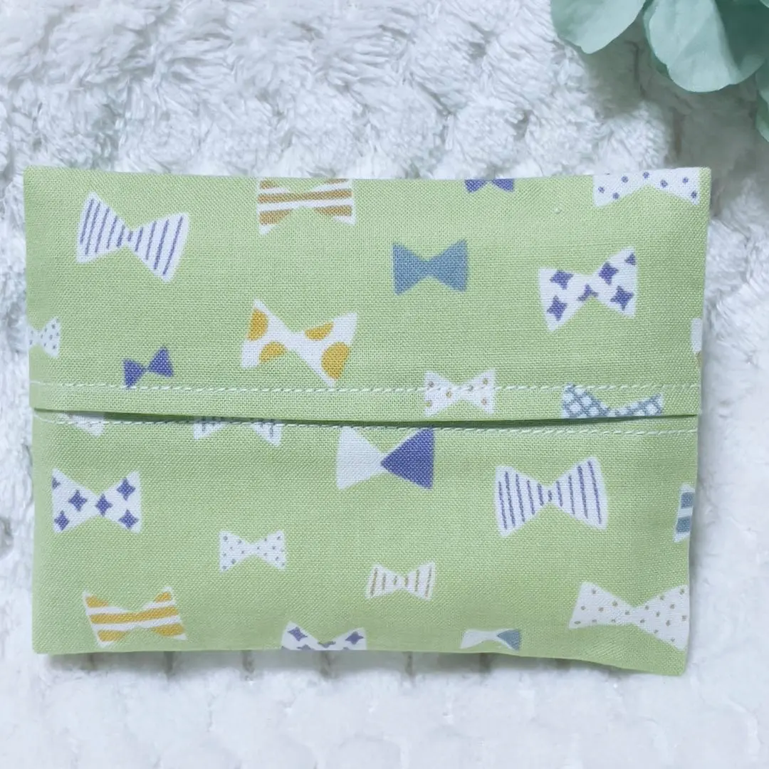 Thumbnail of Ribbon Pattern Pocket Tissue Cover 【Free Shipping】 Item Number 3