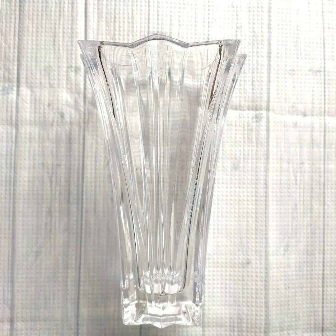 未使用！　江戸硝子　東洋佐々木ガラス　クリスタル花瓶　共箱　高さ22cm 楽天市場】江戸切子 花瓶 【硝子工房 彩鳳 直営店】 剣矢来文様
