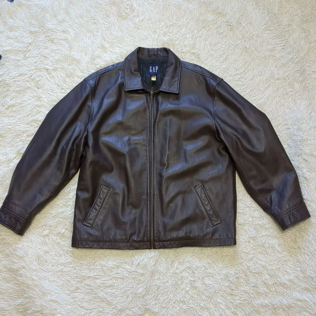 Thumbnail of Popular Size OLD GAP Old Gap Car Coat Leather XL