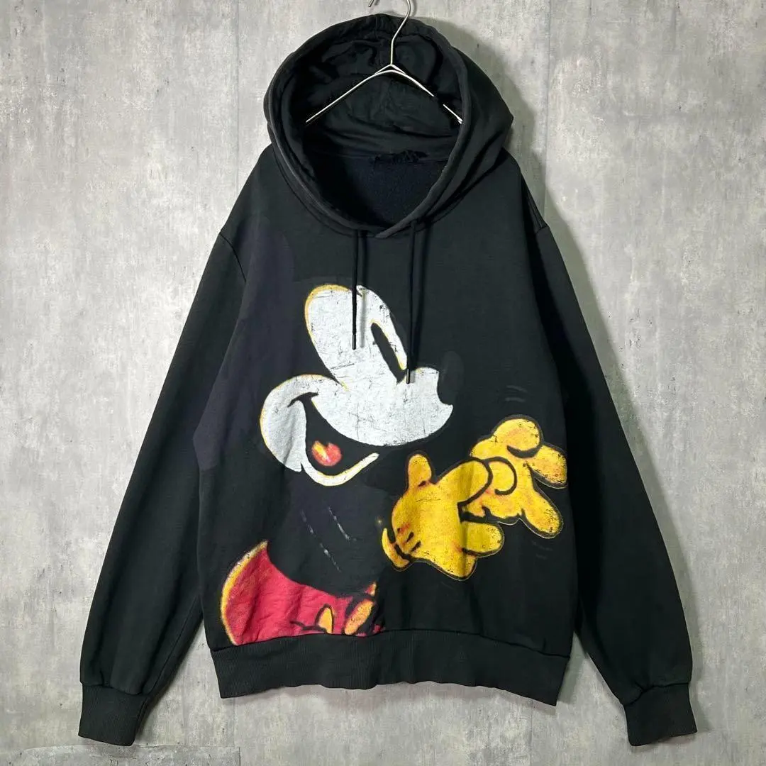 Thumbnail of Desigual Mickey Mouse vintage hoodie, black