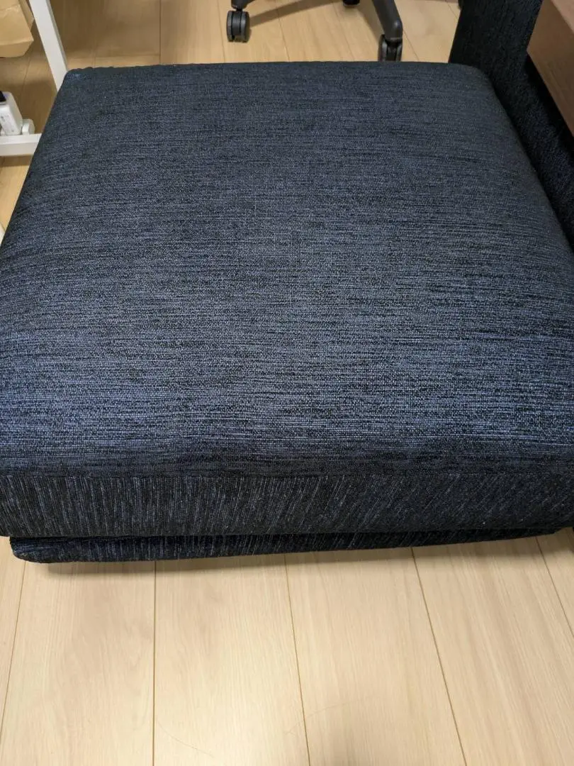 ★美品★ NOYES ノイエス オットマン スツール ファブリック ネイビー ☆美品☆ NOYES ノイエス オットマン スツール ファブリック