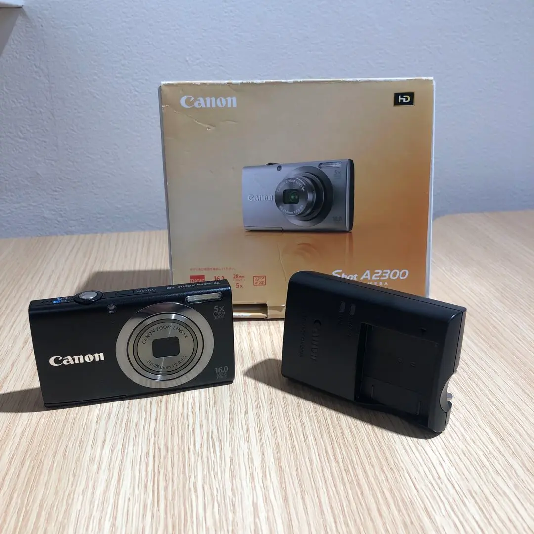 【極美品】Canonキヤノン PowerShot A2300 ブラック コンデジ Amazon.co.jp: Canon デジタルカメラ PowerShot A2300 ブラック