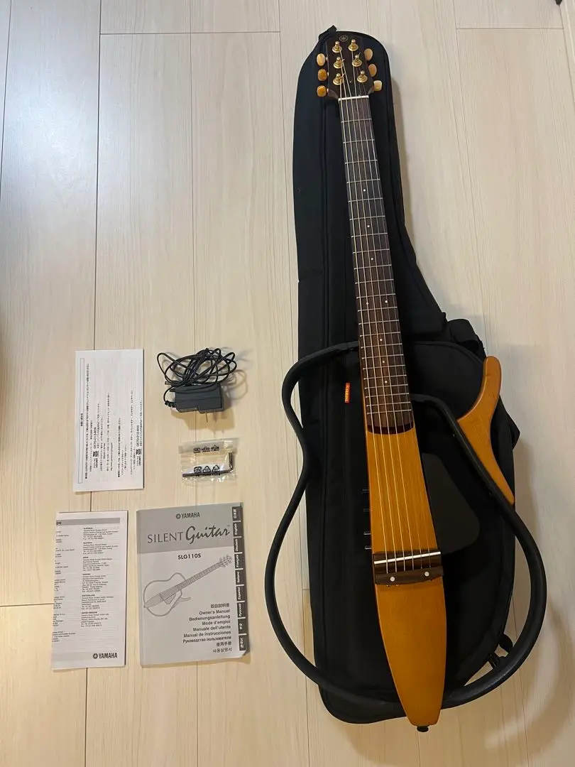 完動品 美品 ヤマハ サイレントギター ナチュラル SLG110S YAMAHA SLG110S（サイレントギター）をレビュー | アコギマニア