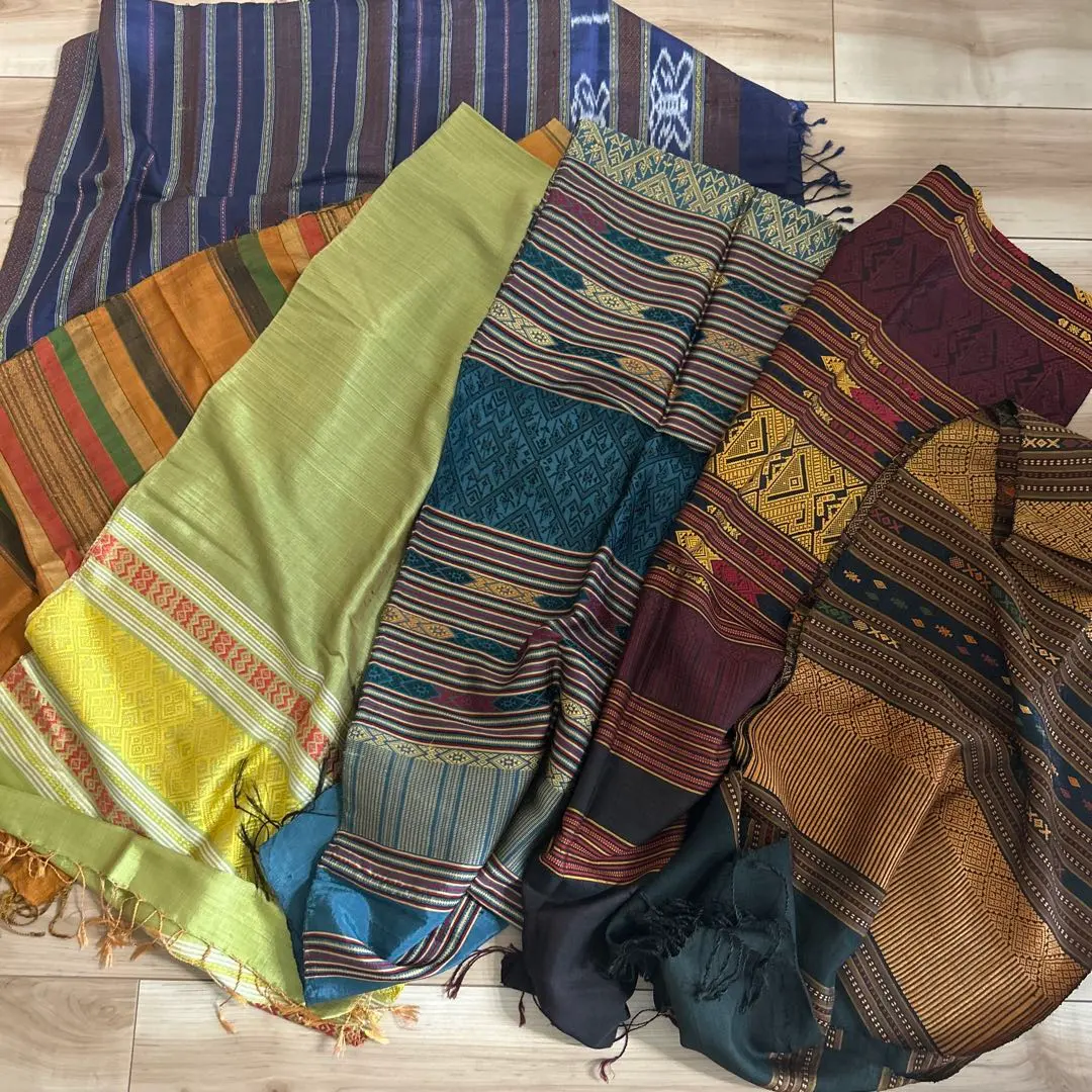 Thumbnail of Silk fabric, set of 6