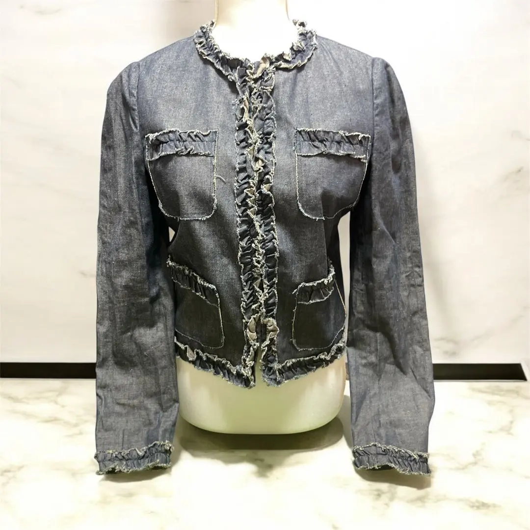 【セール】MOSCHINO ロゴ　デニム　ジャケット　未使用品 MOSCHINO（Gジャン/デニムジャケット）のフリマアイテム一覧