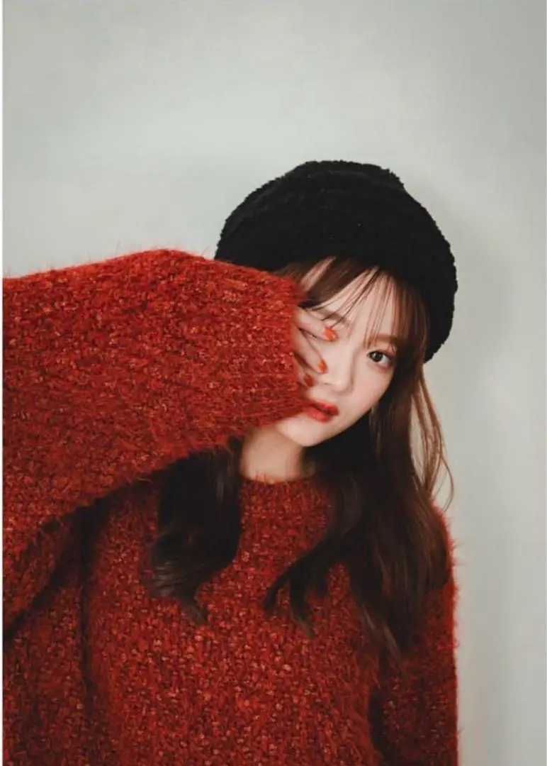 PINUE ピヌエ MIXヤーンニットワンピース（RED) 2025年最新】PINUE ニット・セーターの人気アイテム - メルカリ