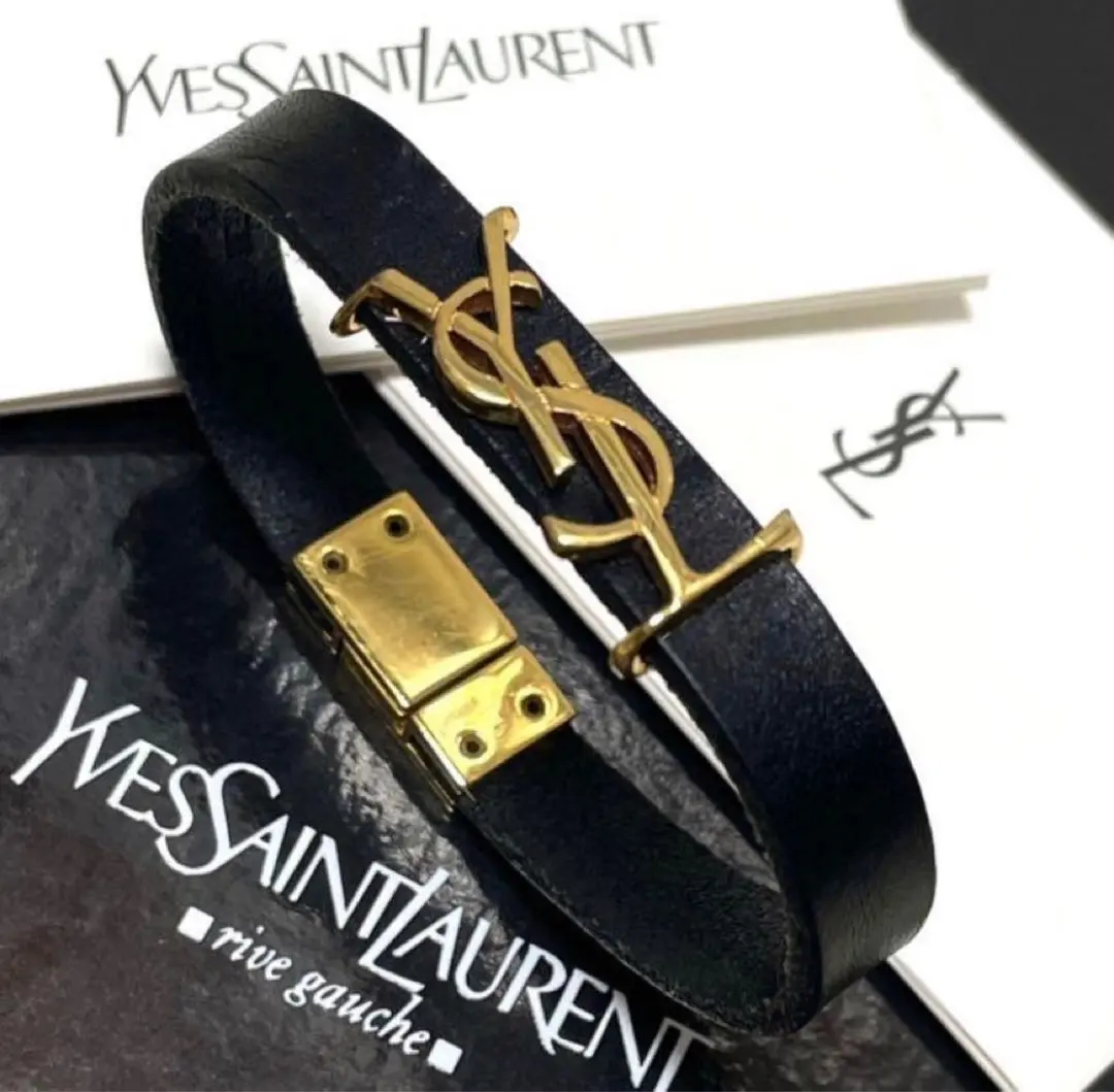 美品 サンローラン YSL ブレスレット ゴールド マグネット 2025年最新】SAINT LAURENT PARIS カラー：ゴールド系