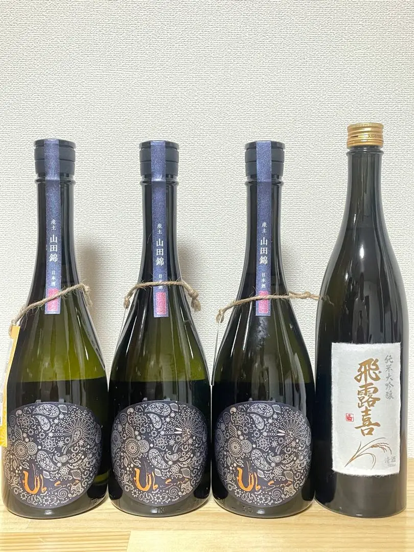 【産土飲み比べ+飛露喜】山田錦（二農醸×2本、 六農醸×1本)飛露喜×1本箱付 産土飲み比べ+飛露喜】山田錦（二農醸×2本、 六農醸×1本)飛露喜