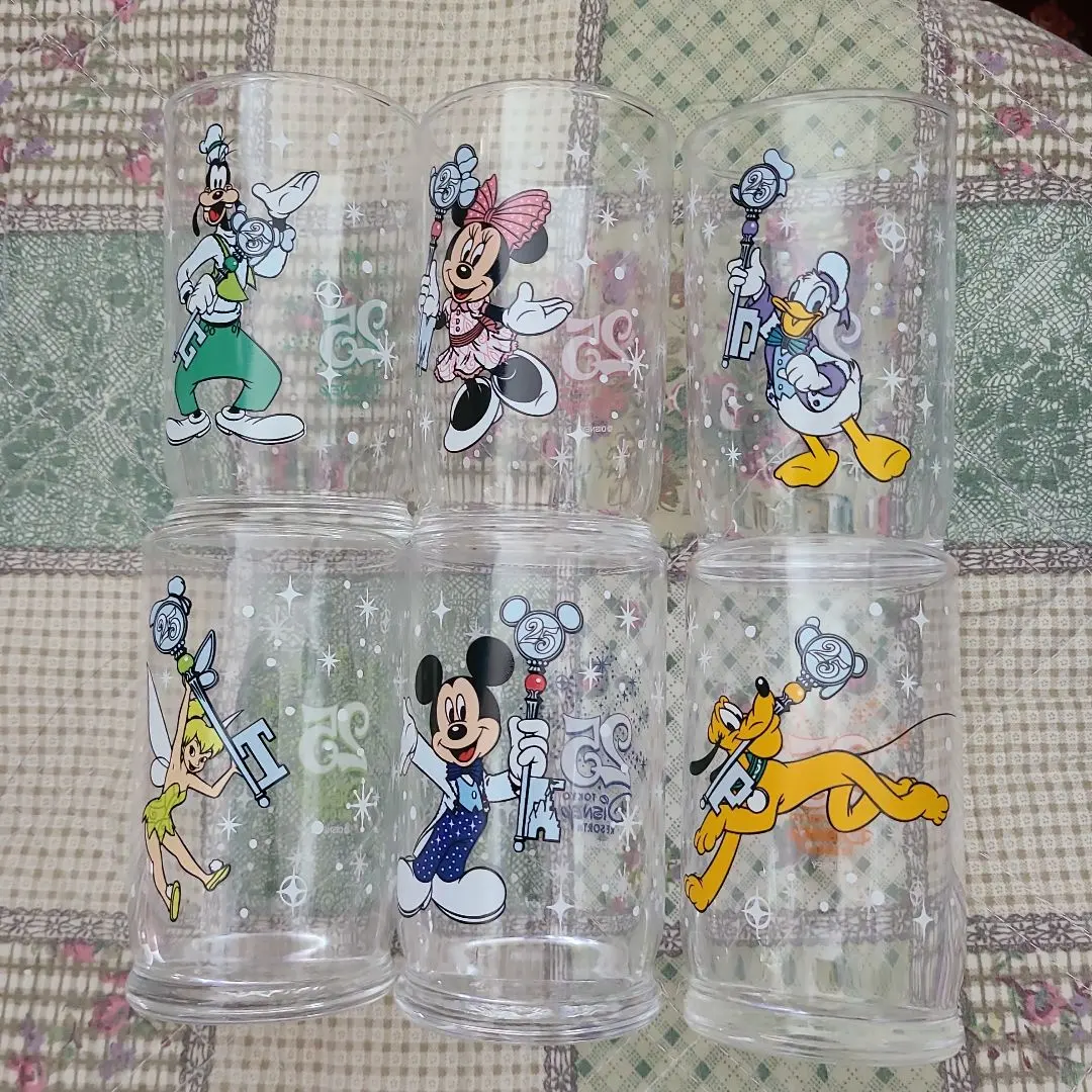 迪士尼25週年玻璃杯6件組 的縮圖