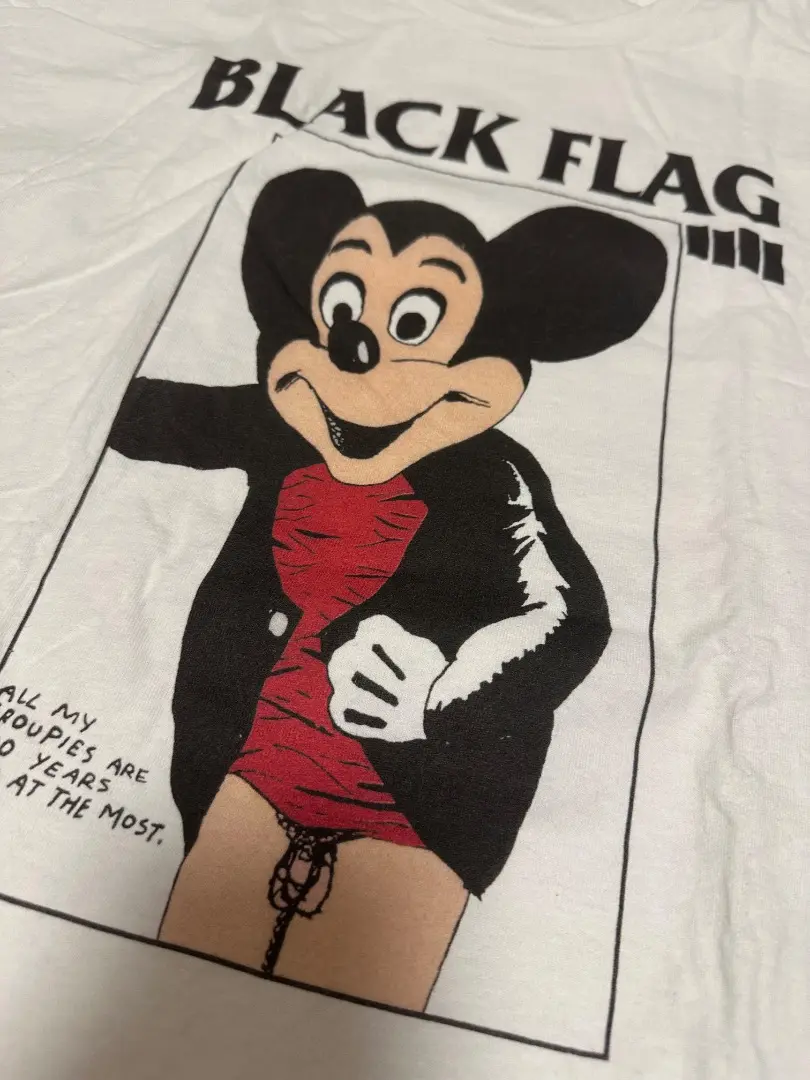2XL スウェット 黒 BLACK FLAG ブラック フラッグ ミッキー 2XL スウェット BLACK FLAG ブラック フラッグ 野村訓市