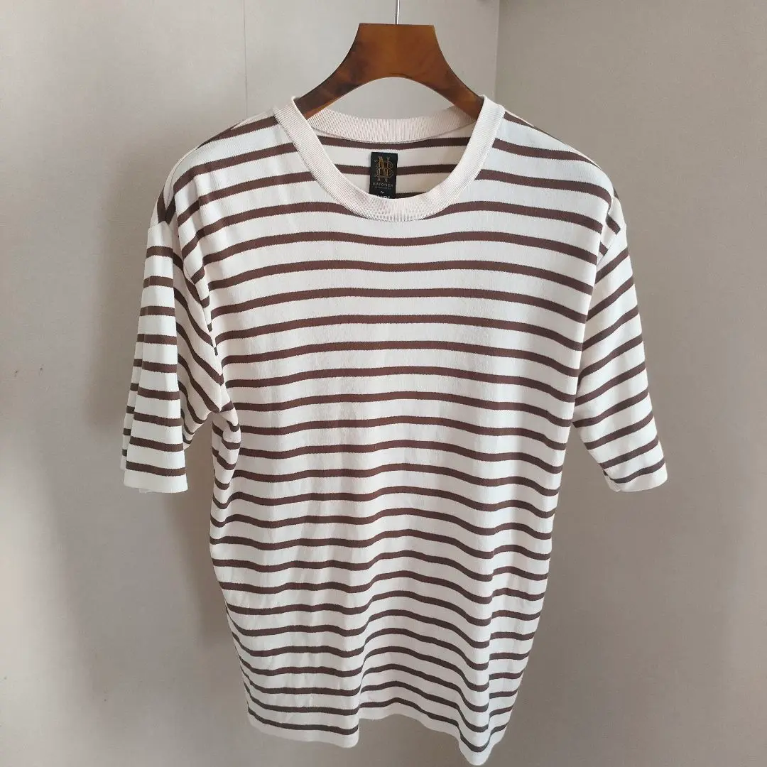 バトナー　トルネードコットンボーダーTシャツ　BATONER BATONER MEN / TORNADE COTTON BORDER T-SHIRT バトナー正規取扱
