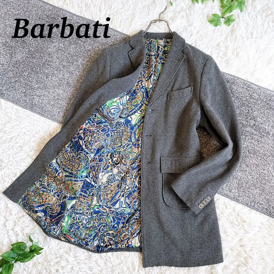 正規品　イタリア製　Barbati バルバッティ　チェスターコート　グレー　50 楽天市場】Barbati バルバッティ イタリア製 チェスターコート