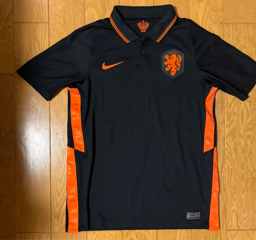 オランダ代表 2012 Nike オーセンティックGSポロ ブラック