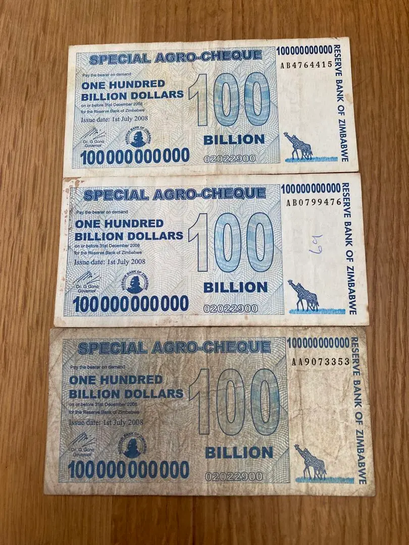 ジンバブエドル　スペシャルアグロ　1000億　20枚 楽天市場】【品質保証書付】 ジンバブエドル 1000億ドル 20枚