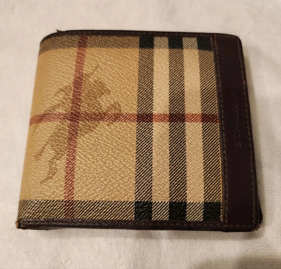 Thumbnail of [Price Reduced] Burberry Check Bi-fold Wallet