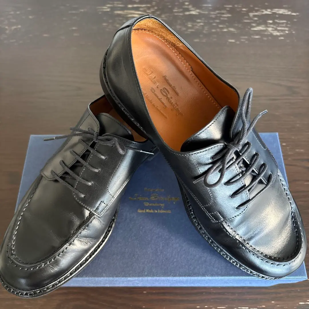 ジャランスリワヤ/99030/Uチップダービー UK5.5（24.5） カジュアルシューズ | 99030 Raffle / BLACK (DAINITE SOLE