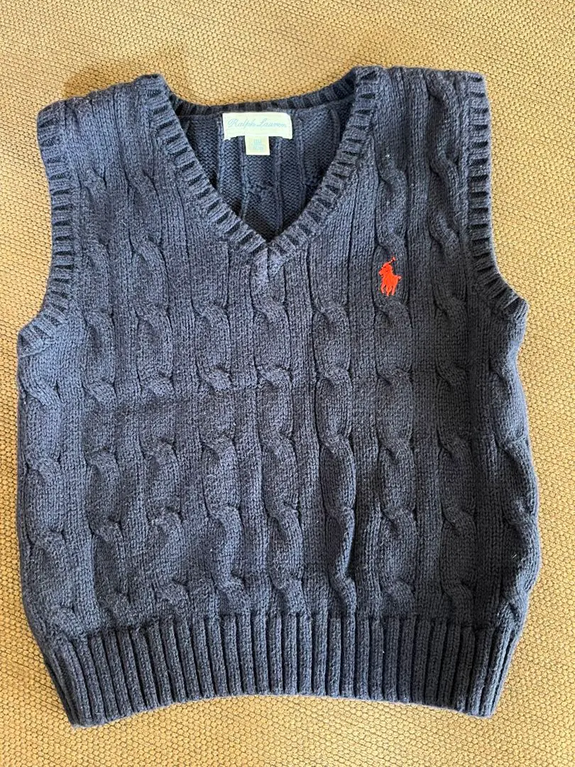 Thumbnail of Ralph Lauren knit vest, size 80