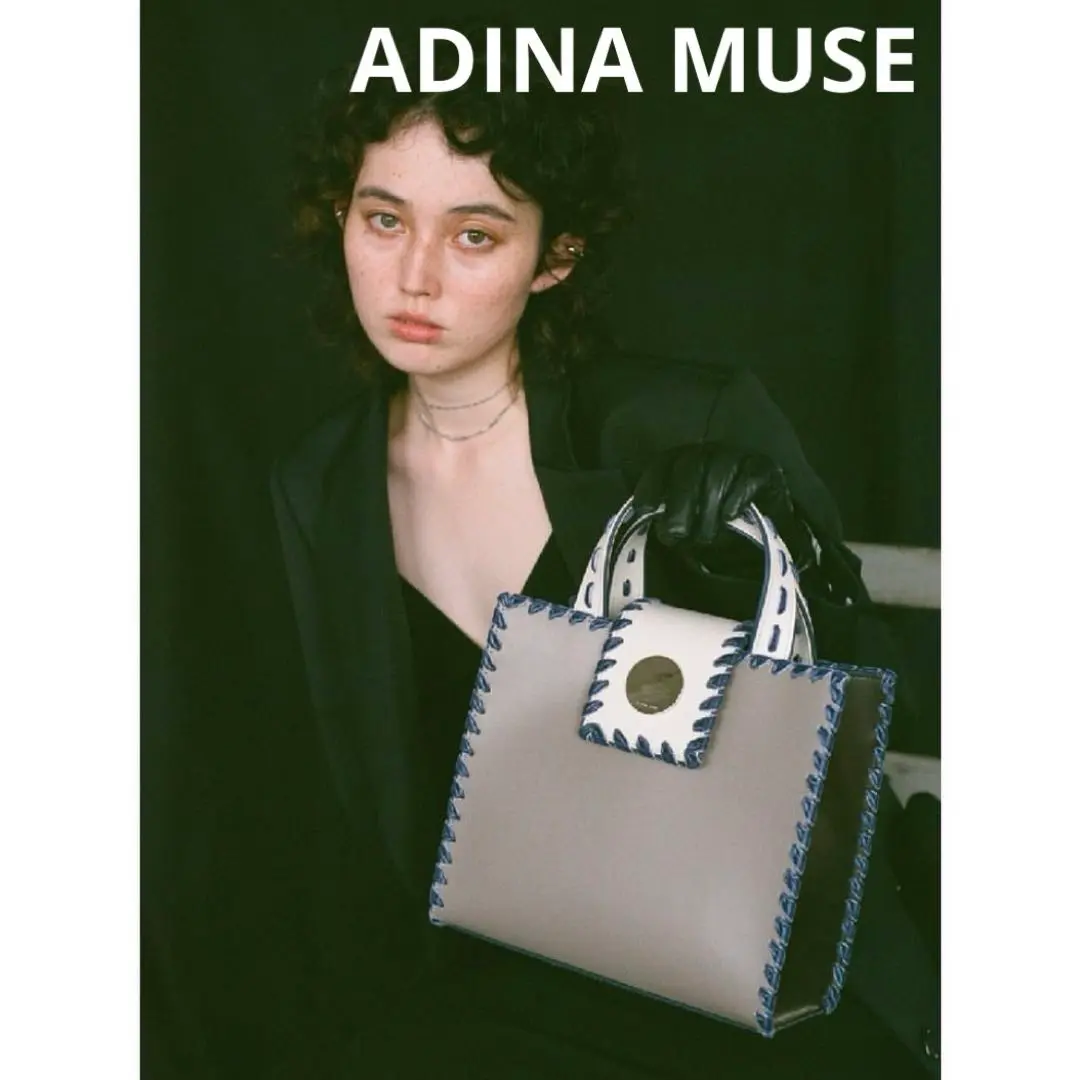 雑誌掲載 本田翼着用 ADINA MUSE フルムーン 2WAY ハンドバッグ 雑誌掲載 本田翼着用 ADINA MUSE フルムーン 2WAY ハンドバッグ