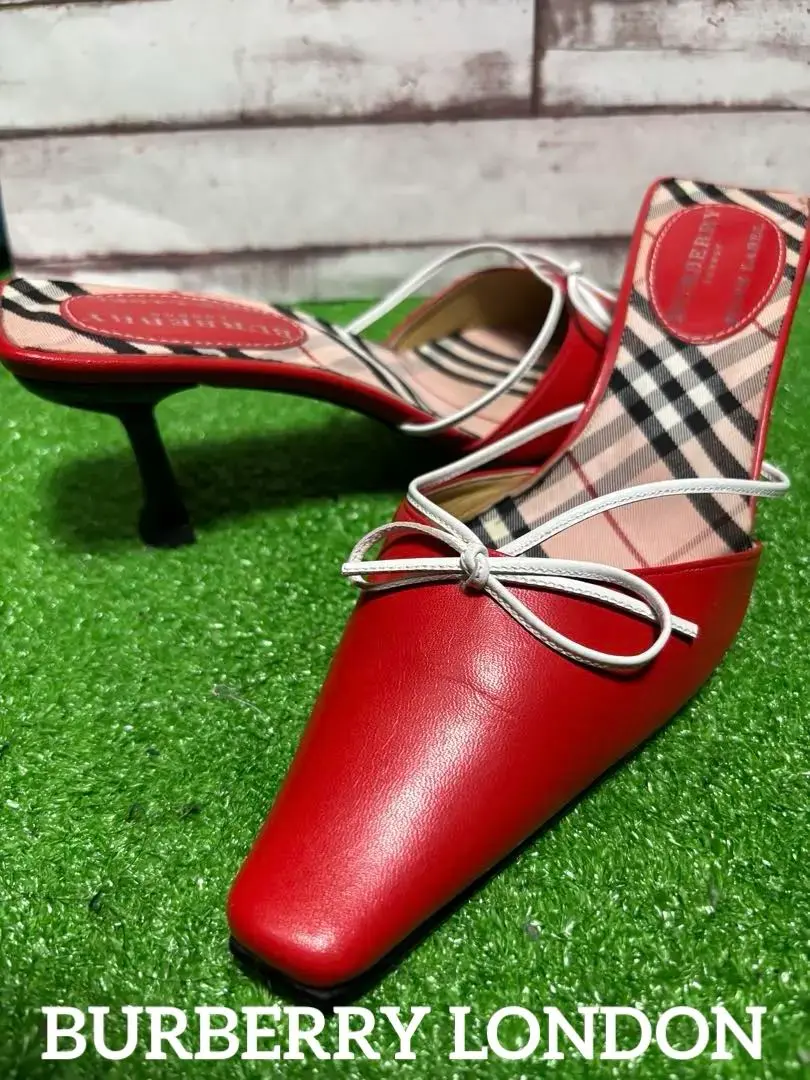 【BURBERRY LONDON】ミュール　パンプス 3F3CA1A3-69C7-4008-BB98-