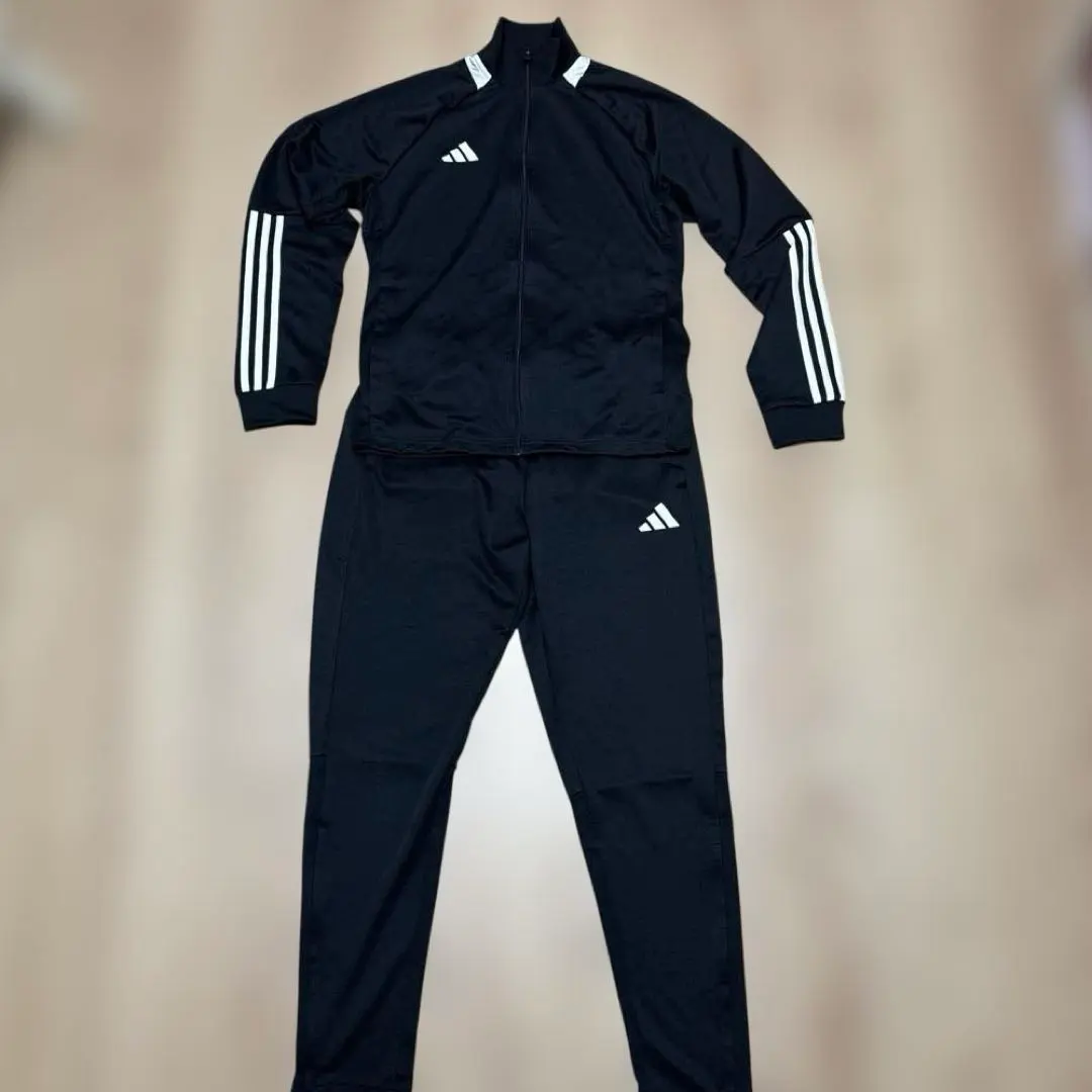 Thumbnail of Adidas track suit set, size L, black
