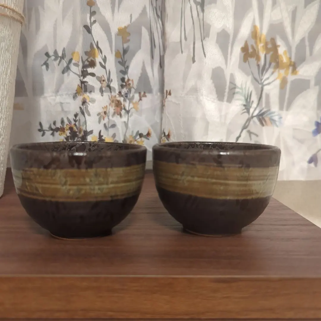 茶杯 2 個組 深棕色 的縮圖