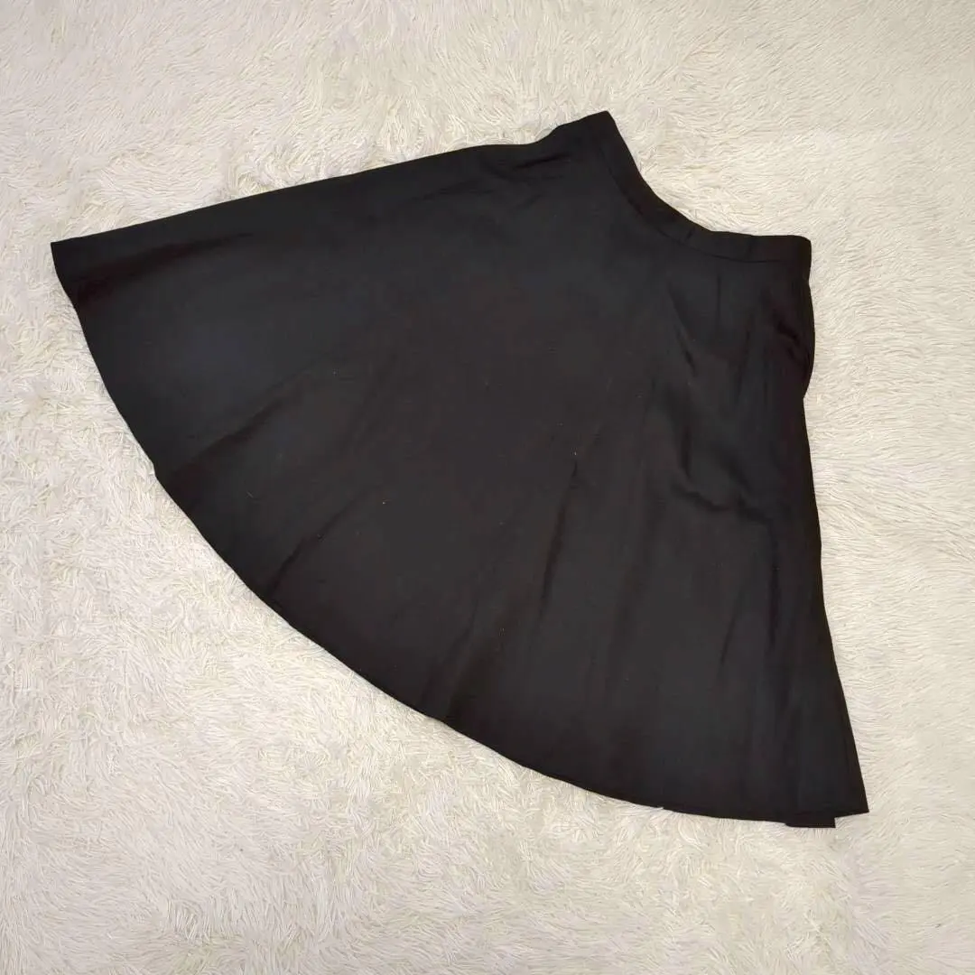 Thumbnail of le.coeur blanc Knee-length Flare Skirt Wool Black Size 38