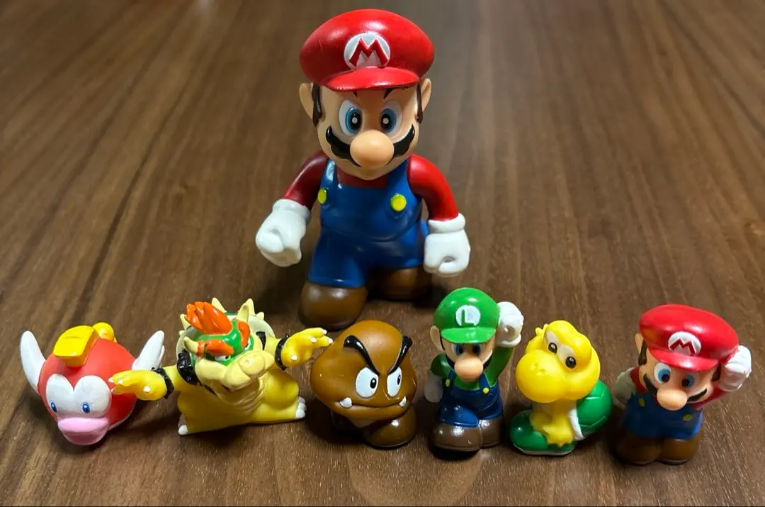 スーパーマリオランド　マリオ、ピーチ姫　指人形 スーパーマリオランド マリオ、ピーチ姫 指人形 スーパーマリオ