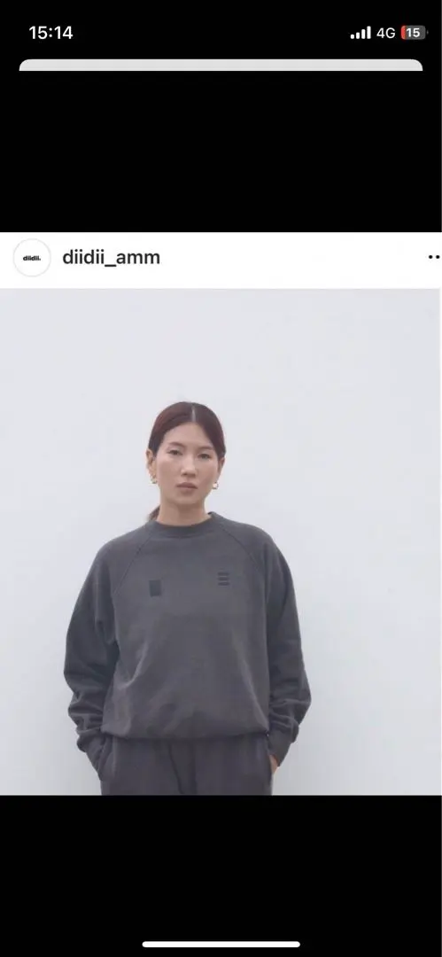 diidii Crewneck Sweat (Brown) XLサイズ diidii Crewneck Sweat (Brown) XLサイズ