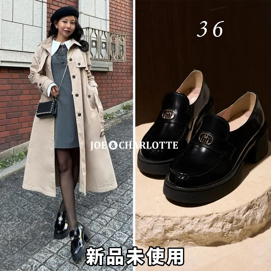 ハーリップトゥ Trois Logo Loafers トロワロゴローファー 38 ハーリップトゥ Trois Logo Loafers トロワロゴローファー 38