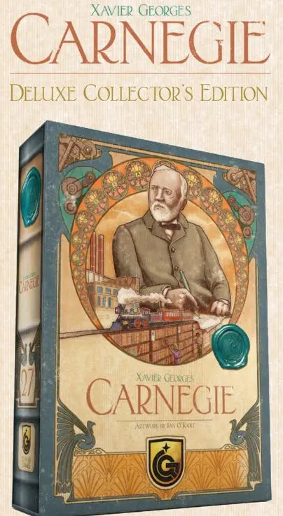 ボードゲーム CARNEGIE DELUXE EDITION カーネギー 日本語 Amazon | カーネギー デラックス キックスターター ボードゲーム