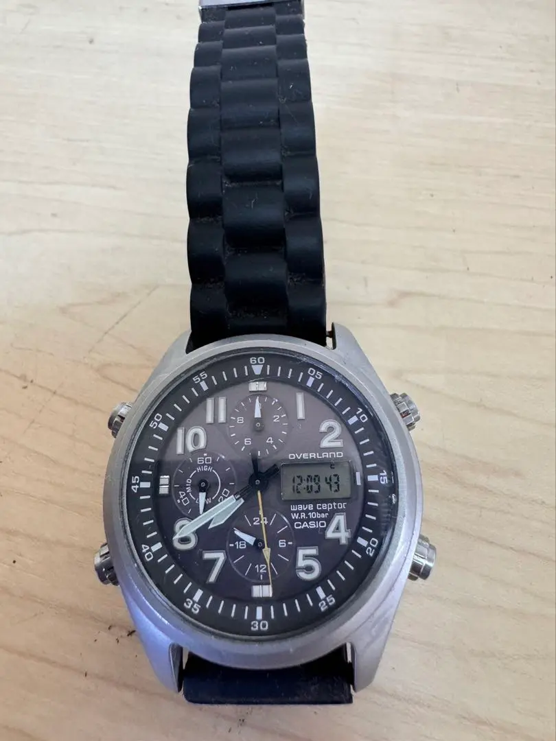 CASIO OVERLAND 電波ソーラー OVW-500BJ クロノ NATO CASIO OVERLAND 電波ソーラー OVW-500BJ クロノ NATO