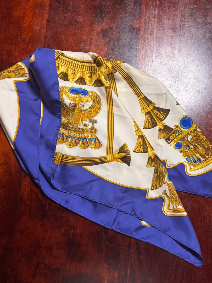 楽天市場】エルメス HERMES スカーフ カレ90 シルク Caty 古代