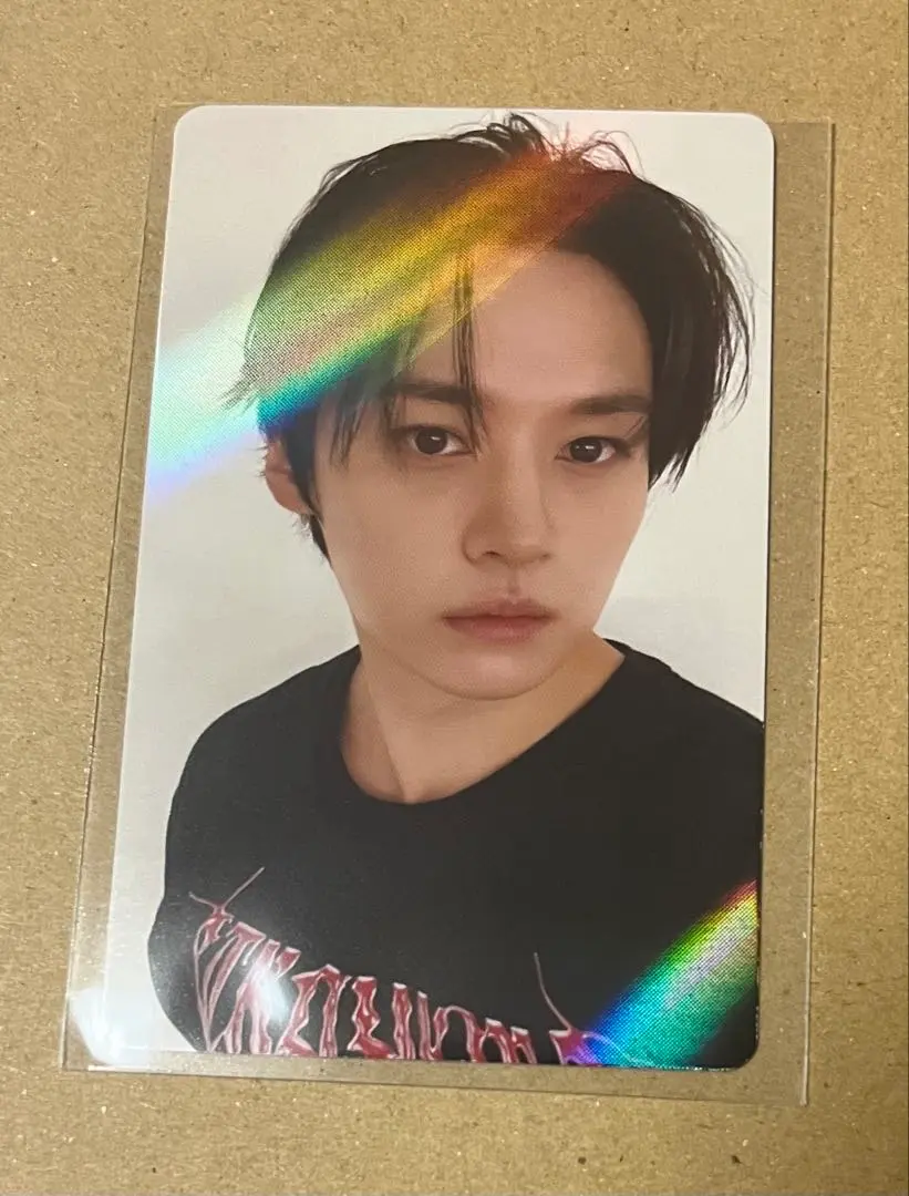 Thumbnail of Stray Kids KARMA HMV purchase bonus trading card - Lee Know (Holo Version)