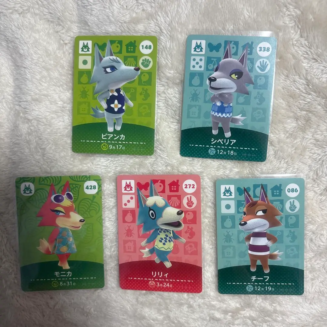 どうぶつの森　amiiboカード　 1ごう ビアンカ シベリア ロボ Amazon.co.jp: どうぶつの森 amiiboカード 第2弾 【148