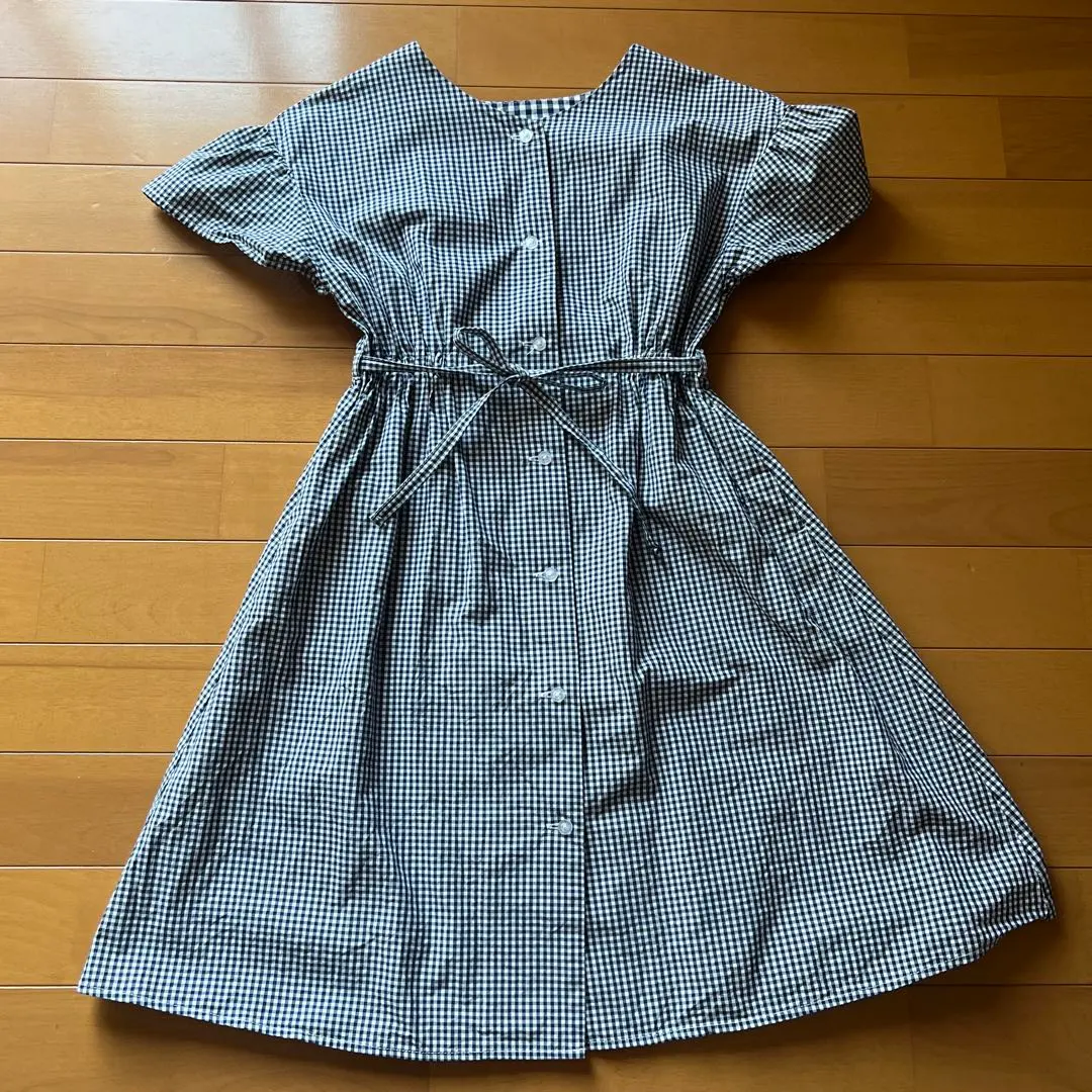 Thumbnail of COMME CA ISM Gingham Check Dress, 130cm, Excellent Condition