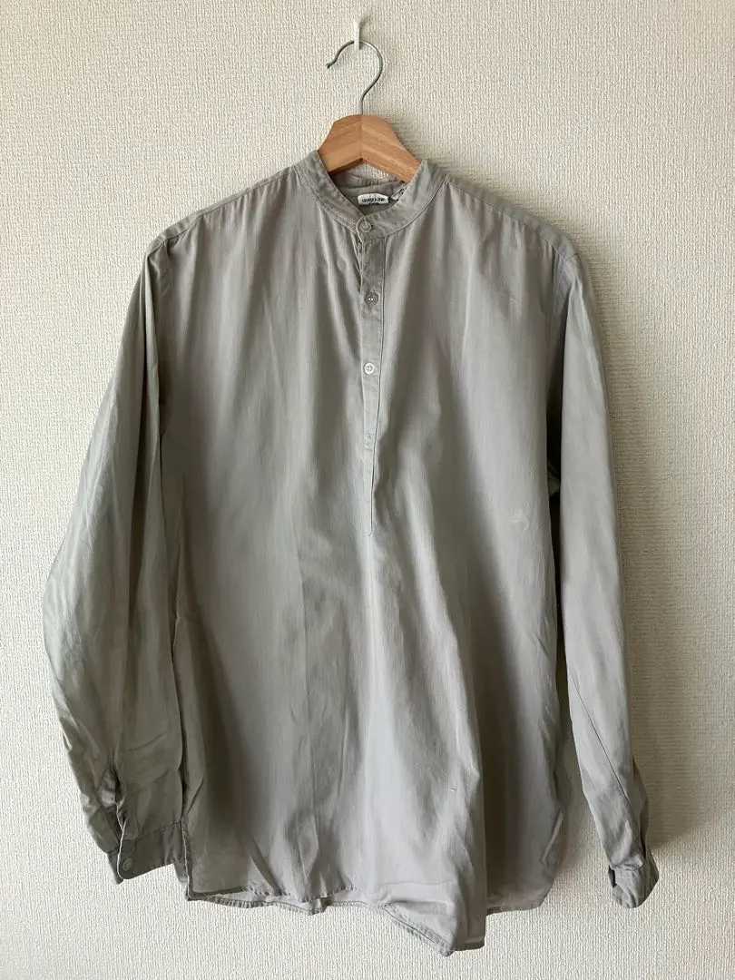 Thumbnail of Vintage No-Collar Pullover Shirt