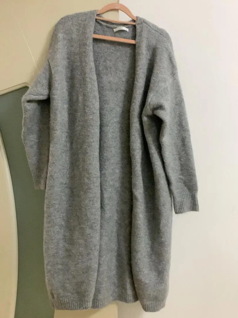 Thumbnail of Gray long cardigan