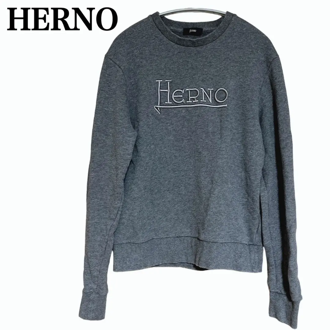 HERNO Laminar ヘルノ スウェット トレーナー 52(XL)ブラック L HERNO(ヘルノ) スウェット・トレーナー(メンズ) - 海外通販のBUYMA