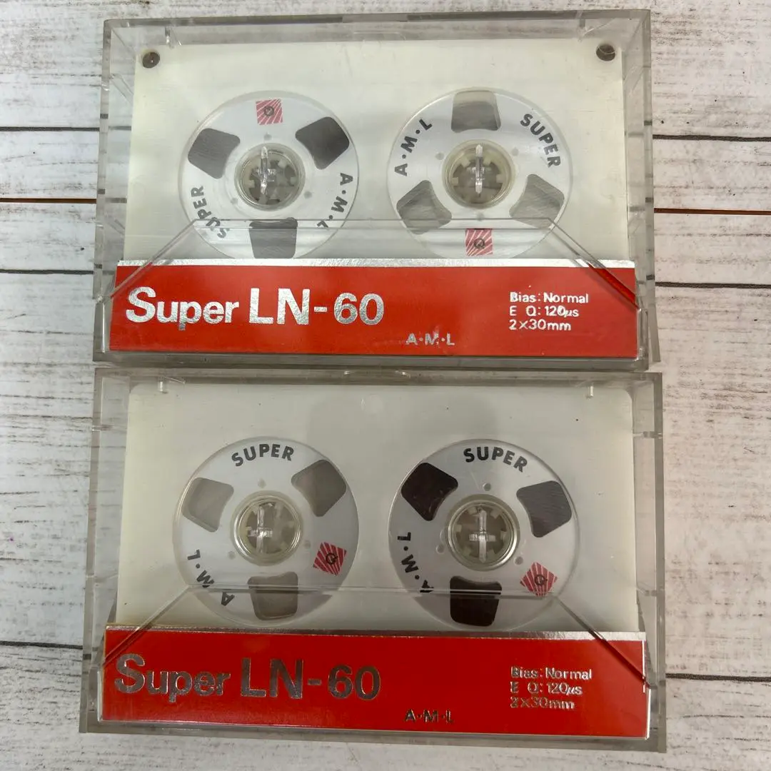 オープンリール風カセットテープ　Super LN-60 AML　3本セット新品 オープンリール風カセットテープ Super LN-60 AML 3本セット新品